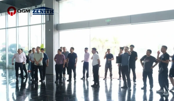 Делегація мережі промислових твердих відходів відвідала Quangong Co., Ltd. для перевірки та обміну