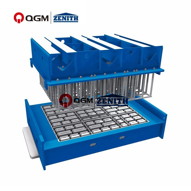 Машина для виготовлення порожнистих будівельних блоків